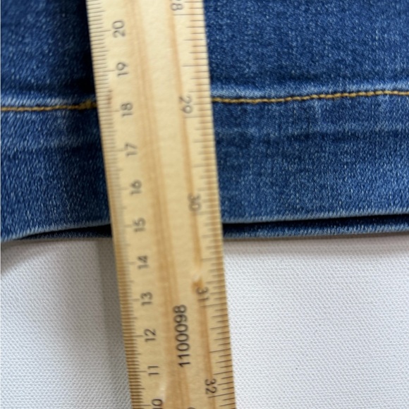 Lands' End Women's Recover High Rise Wide Leg Blue Jeans 10 - Indigo Tide Blue - Picture 15 of 16